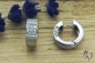 Preview: Klappcreoelen Weißgold 585/- mit Diamanten